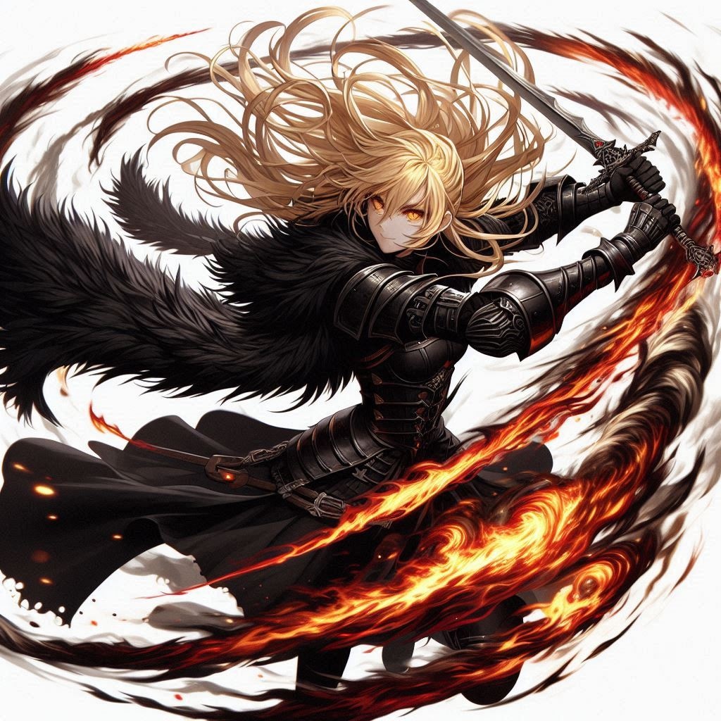 ブロンドの女騎士さん880