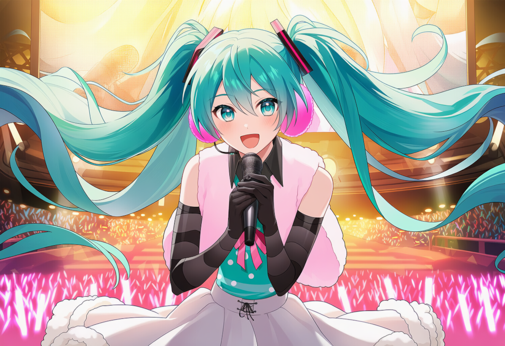 V4,5　ライブ　ボカロ　初音ミク　ハッピシンセサイザー