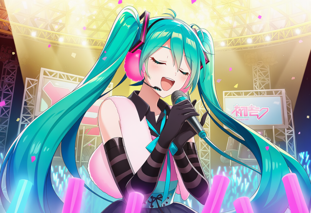 V4,5　ライブ　ボカロ　初音ミク　ハッピシンセサイザー