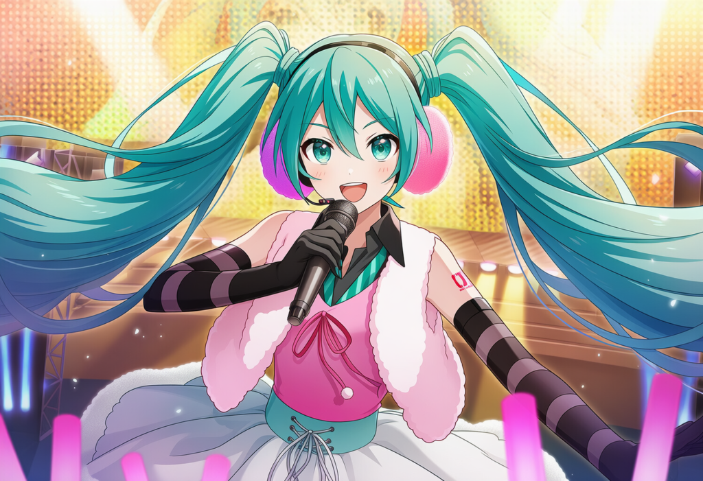 V4,5　ライブ　ボカロ　初音ミク　ハッピシンセサイザー