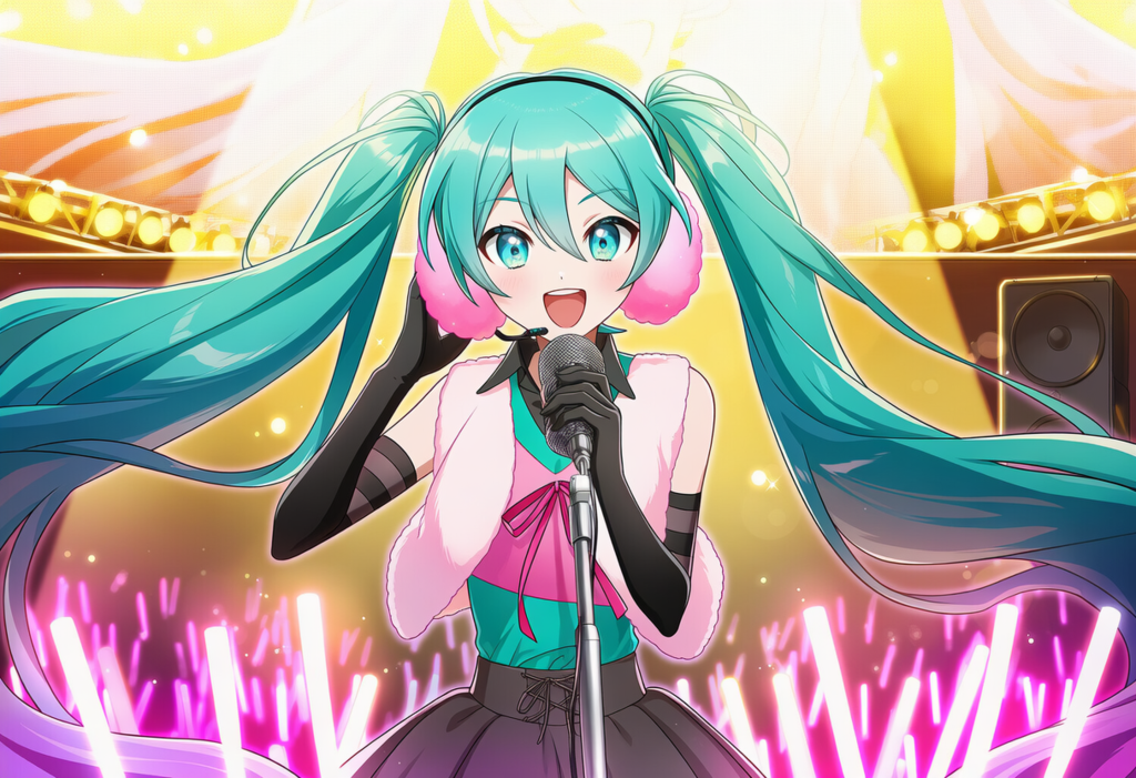 V4,5　ライブ　ボカロ　初音ミク　ハッピシンセサイザー