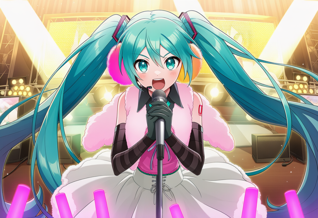 V4,5　ライブ　ボカロ　初音ミク　ハッピシンセサイザー