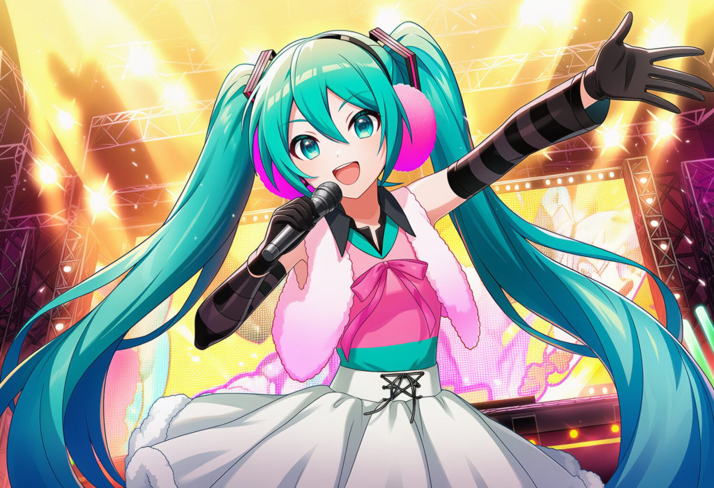 V4,5　ライブ　ボカロ　初音ミク　ハッピシンセサイザー