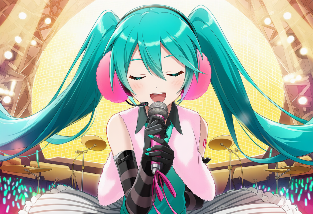 V4,5　ライブ　ボカロ　初音ミク　ハッピシンセサイザー