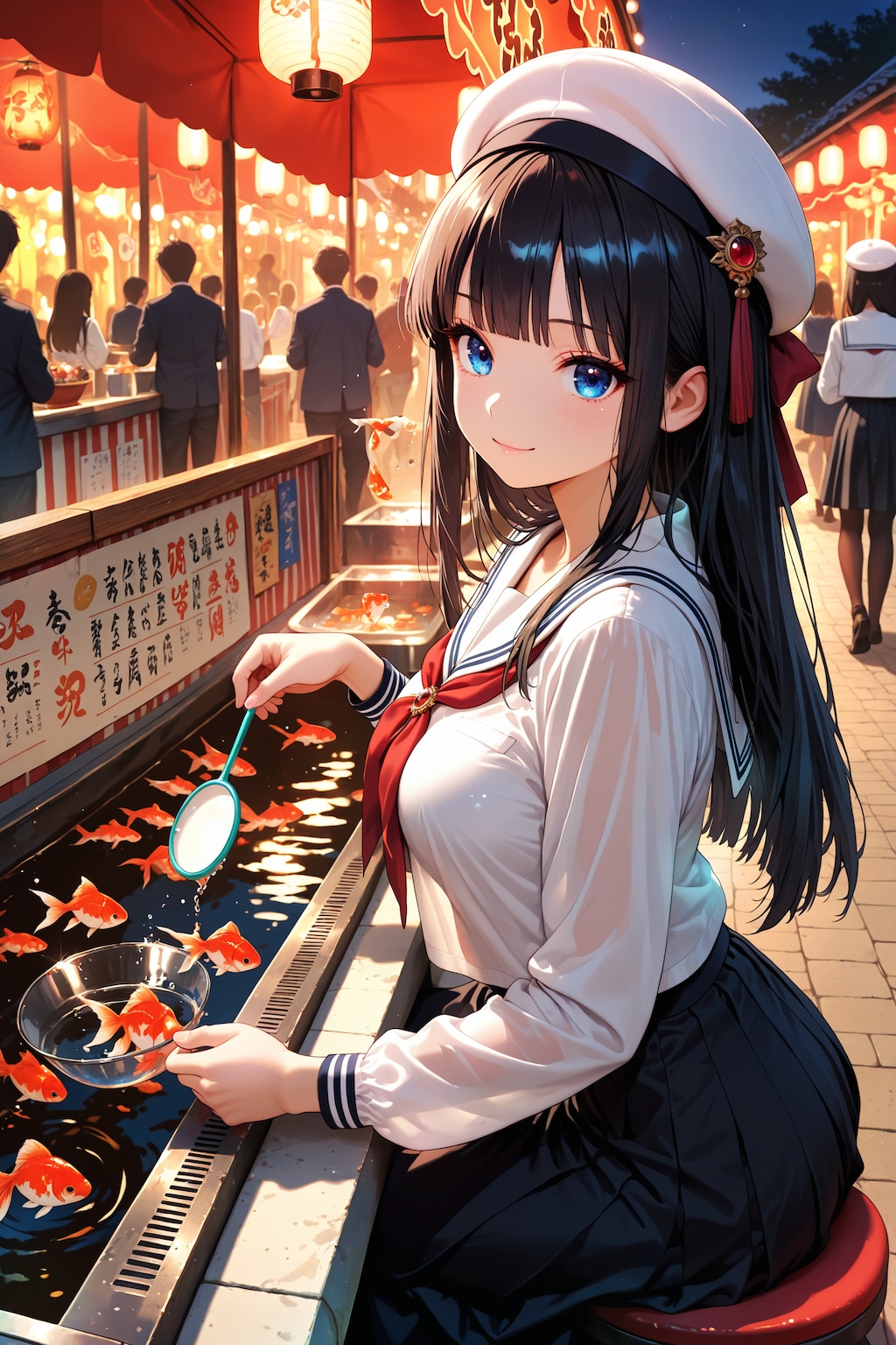 秘密の金魚すくい