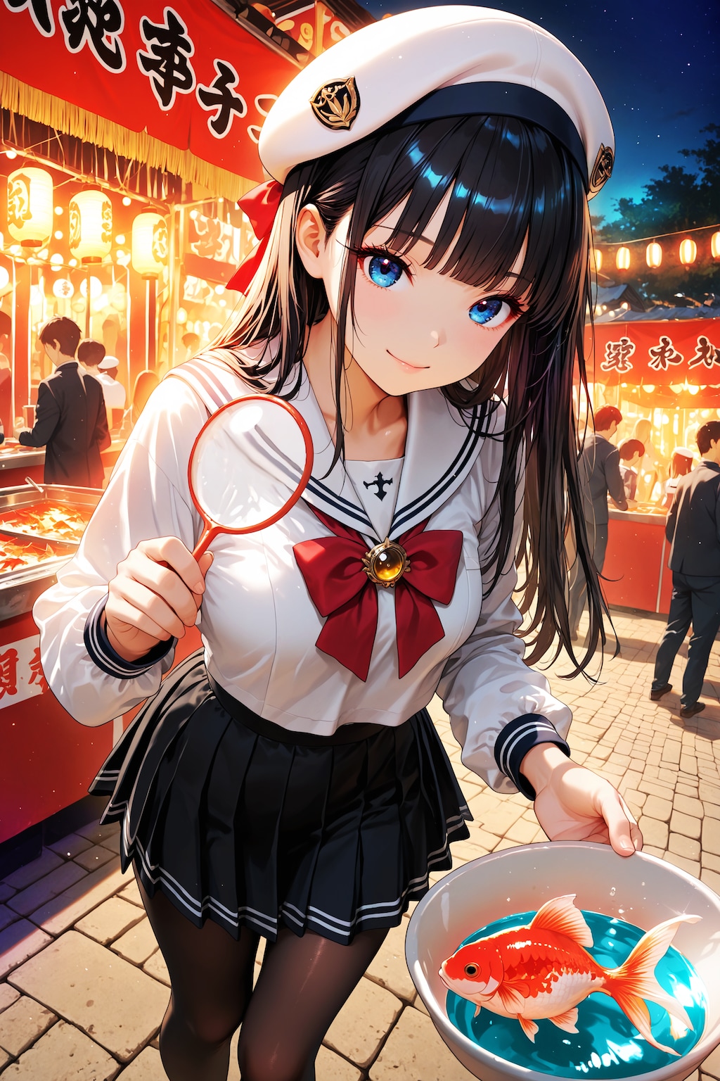 秘密の金魚すくい