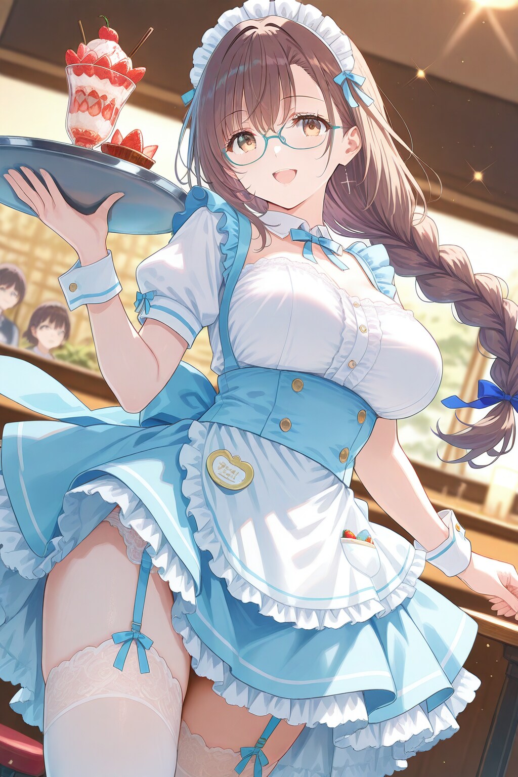 シーズン最後の朝摘みいちごパフェ