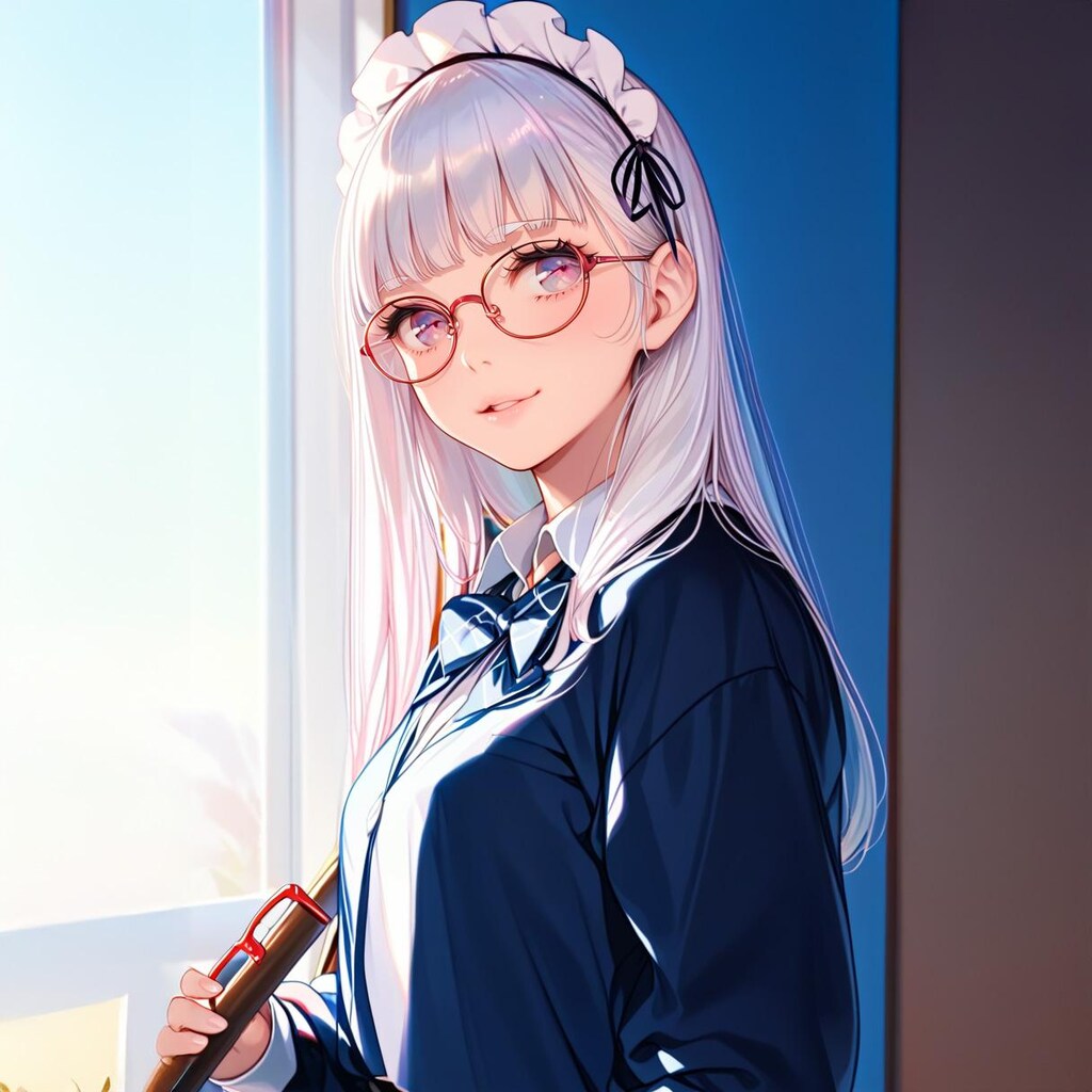 「ご主人、見てください。制服ですよ♪」