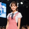 ギンガムチェックのドレスとレースアップブーツ 5枚目