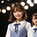 ギンガムチェックのドレスとレースアップブーツ 12枚目