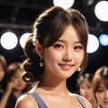 ギンガムチェックのドレスとレースアップブーツ 7枚目