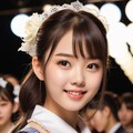 ギンガムチェックのドレスとレースアップブーツ 4枚目