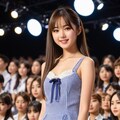 ギンガムチェックのドレスとレースアップブーツ 11枚目