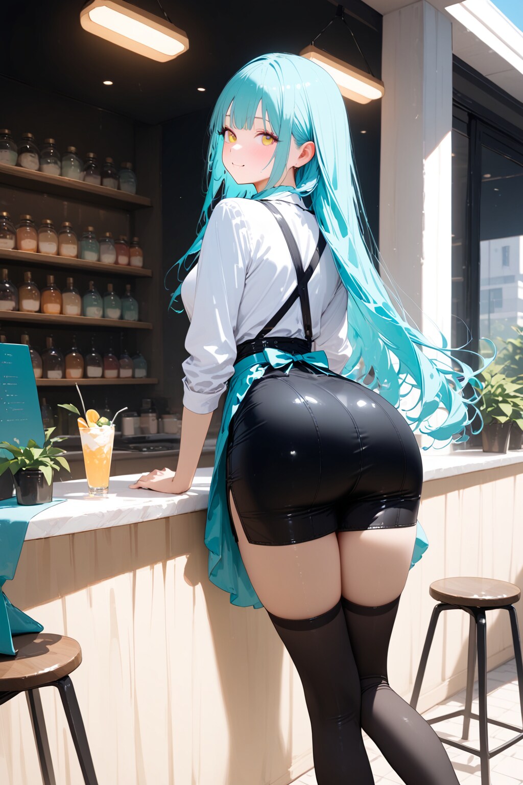 喫茶ユカリの店長"桜宮麻衣さん"をお試し生成しました❗️