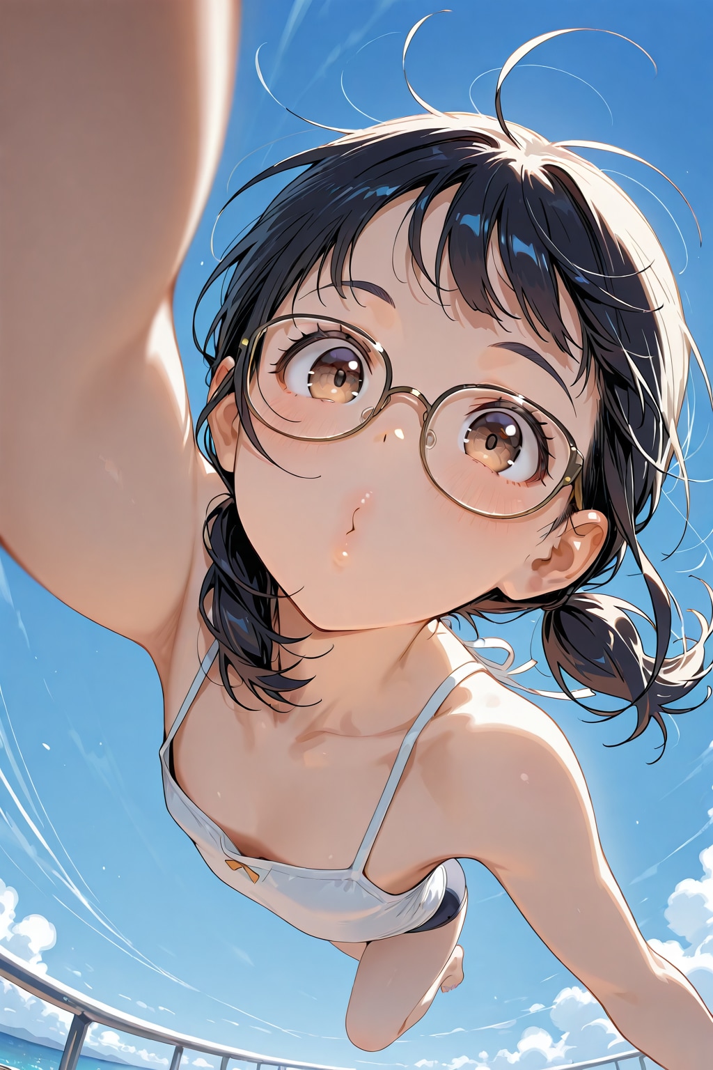 空飛ぶちびメガネ