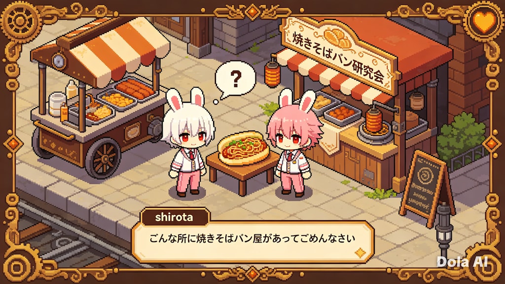 こんな所に焼きそばパン屋があってごめんなさい