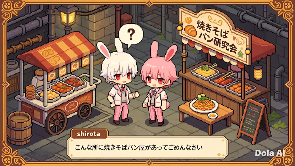 こんな所に焼きそばパン屋があってごめんなさい