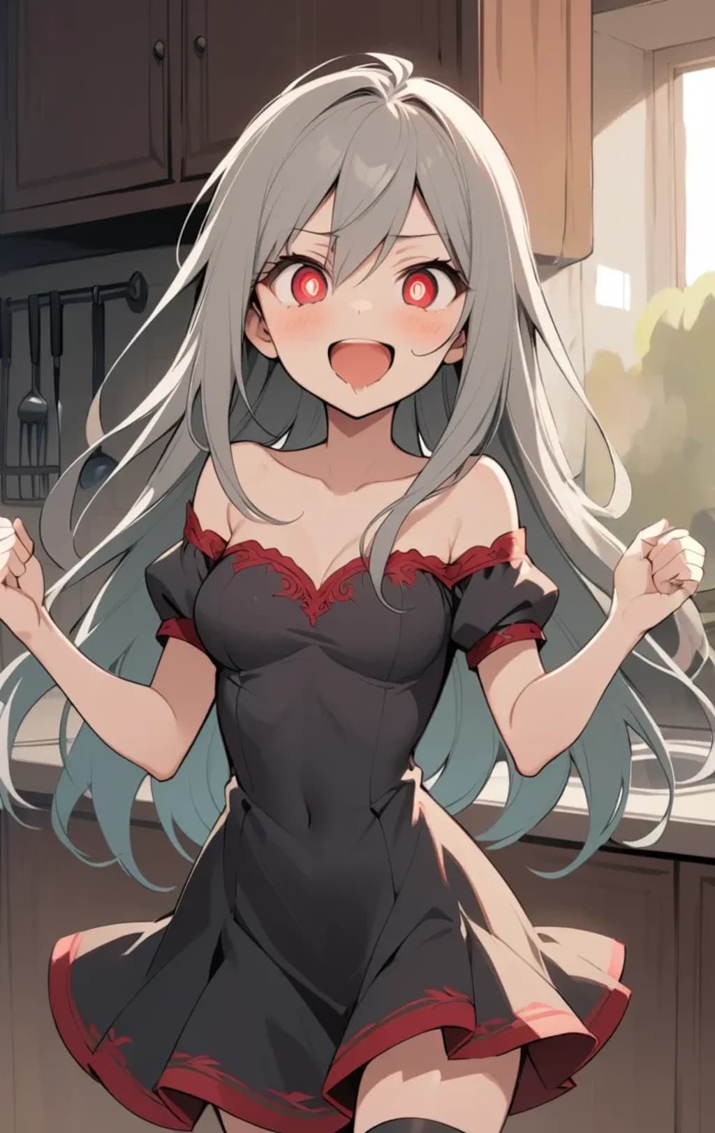 『狂喜の……………料理？』