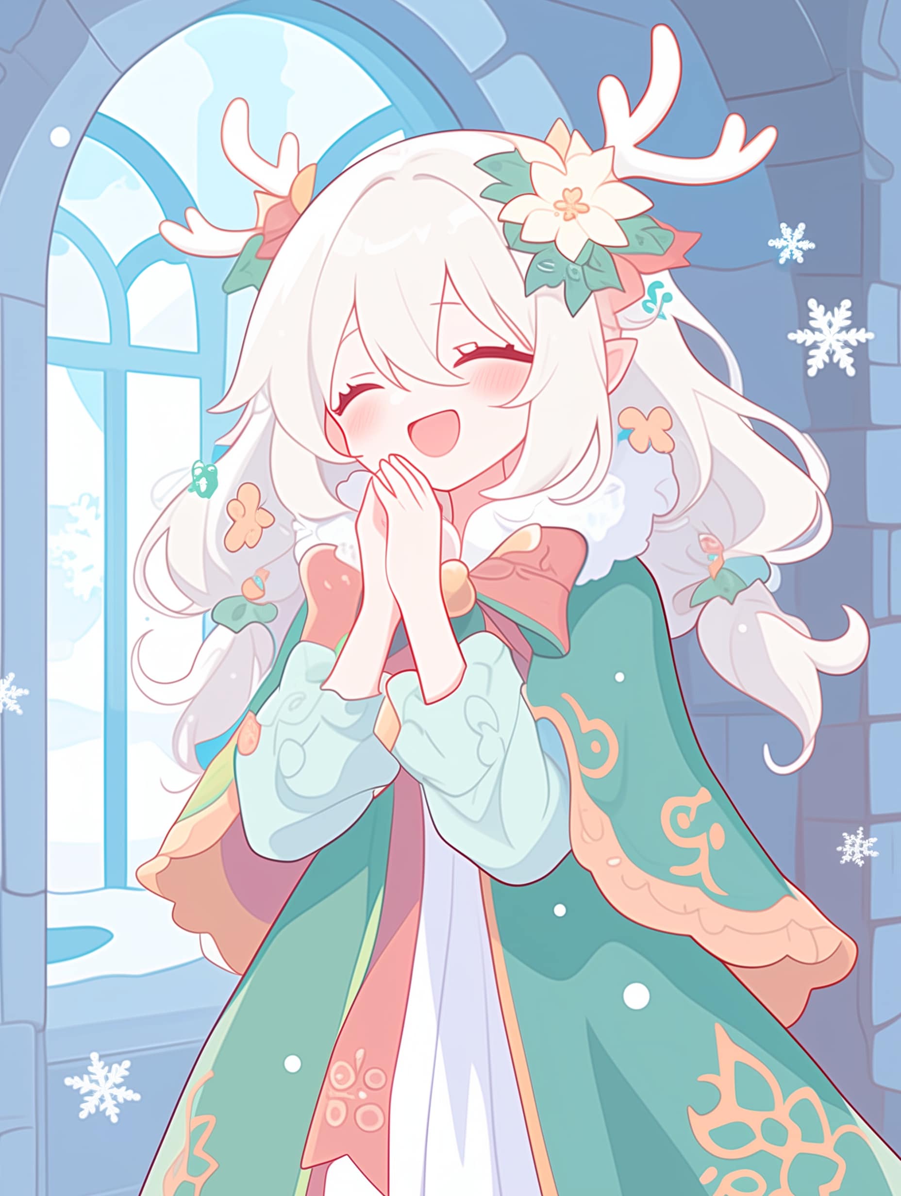 トナカイちゃんとクリスマス | の人気AIイラスト・グラビア