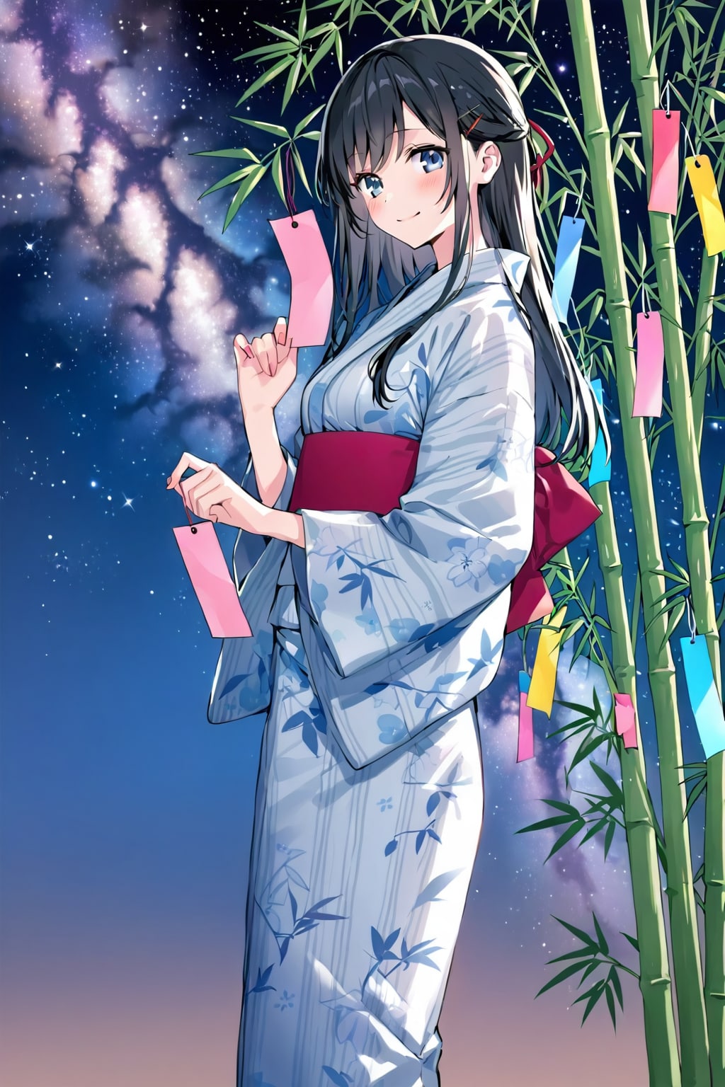 七夕の女の子