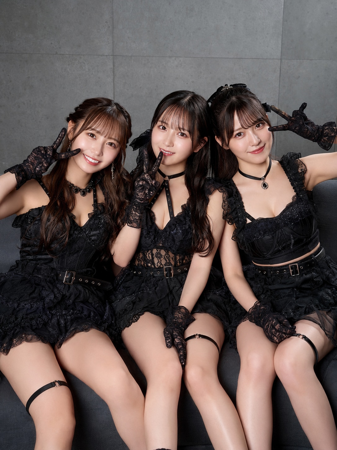 可愛いアイドルの集合写真💕