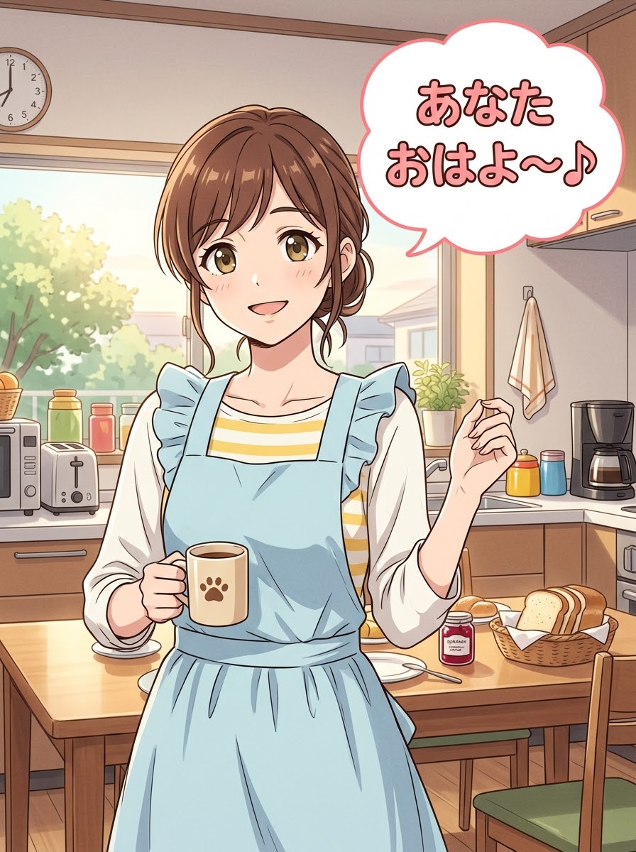あなた おはよ〜♪ | の人気AIイラスト・グラビア