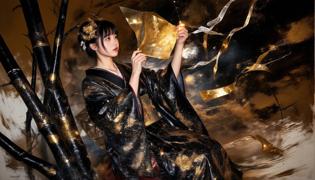 黄金の星空
