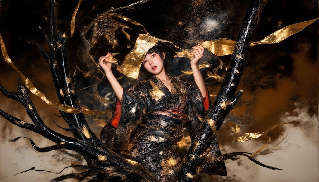 黄金の星空