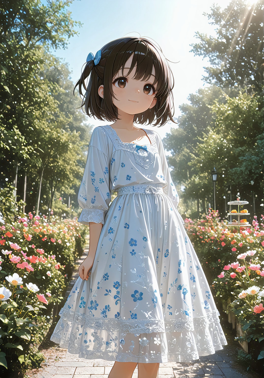 やさしく揺れる、咲良のロンスカ