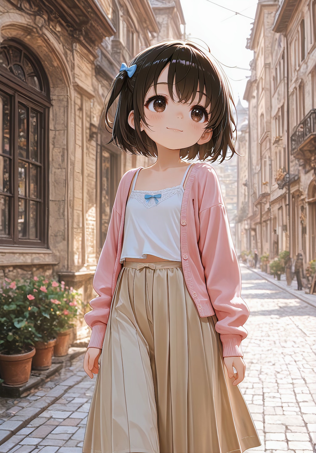 やさしく揺れる、咲良のロンスカ