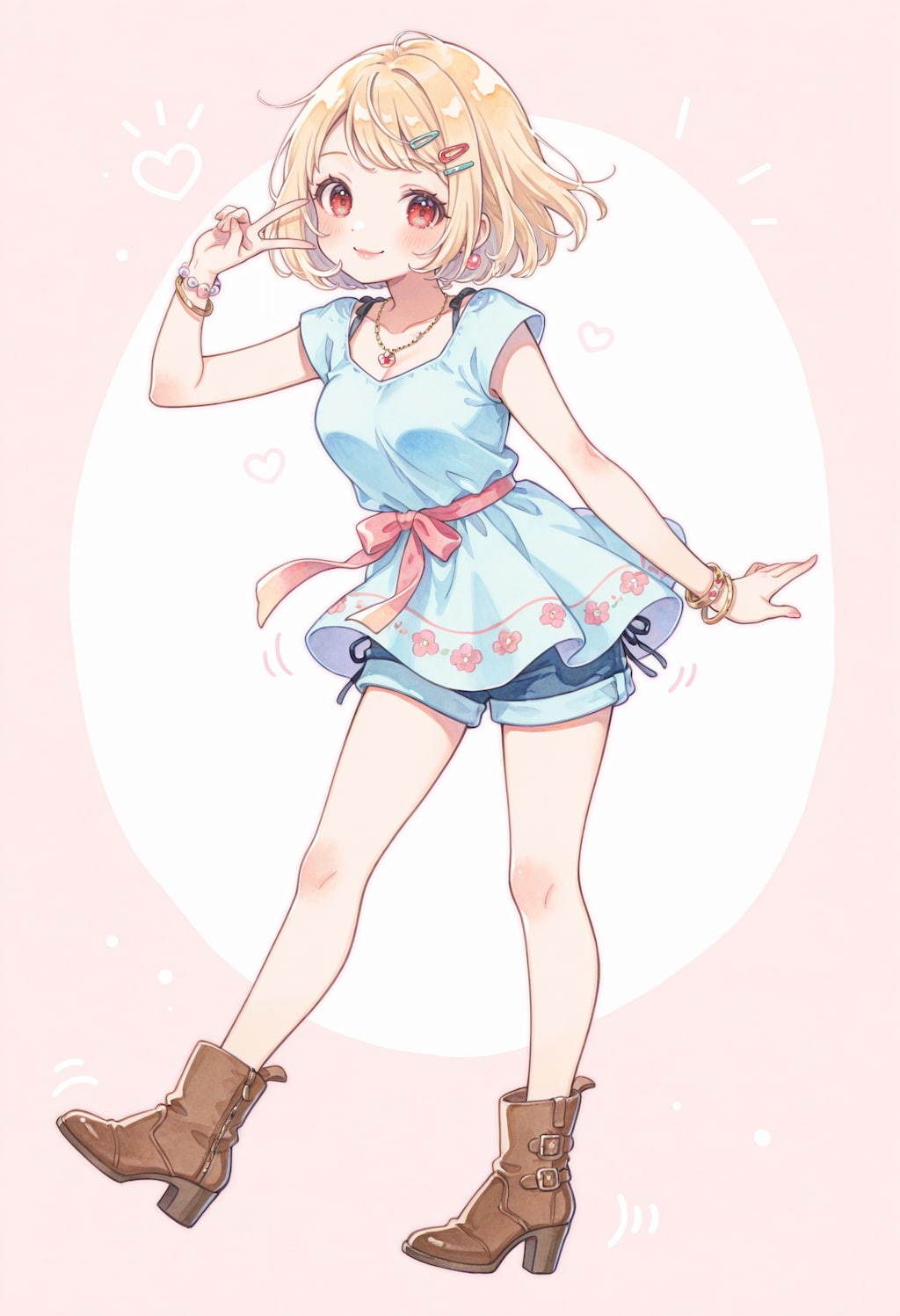 金髪ショートの少女