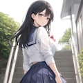 パンちらしてくれる女子高生 4枚目