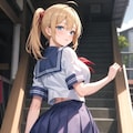 パンちらしてくれる女子高生 2枚目