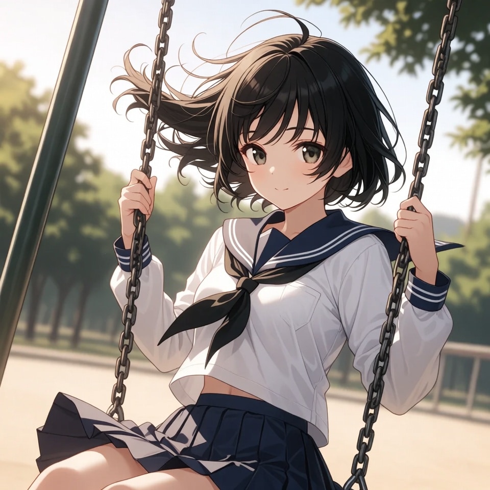 ブランコ | の人気AIイラスト・グラビア