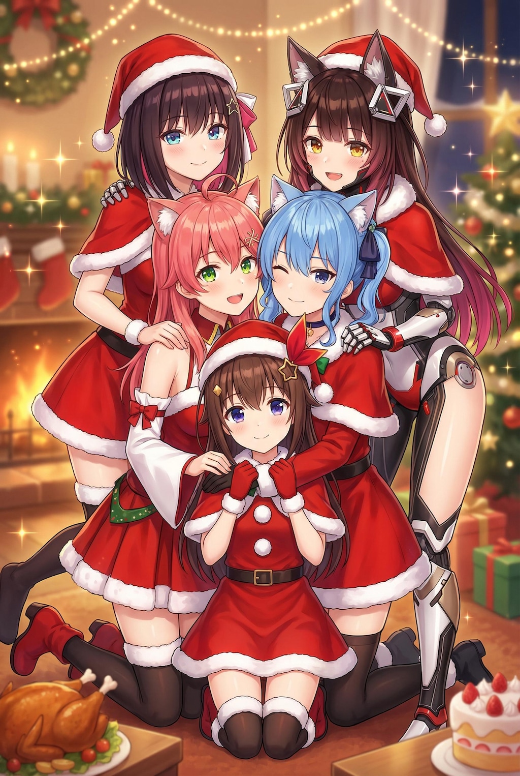 0期生サンタ集合