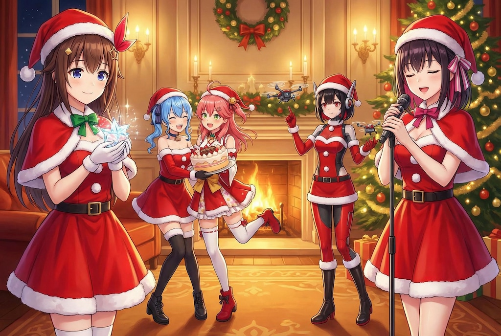 0期生サンタ集合