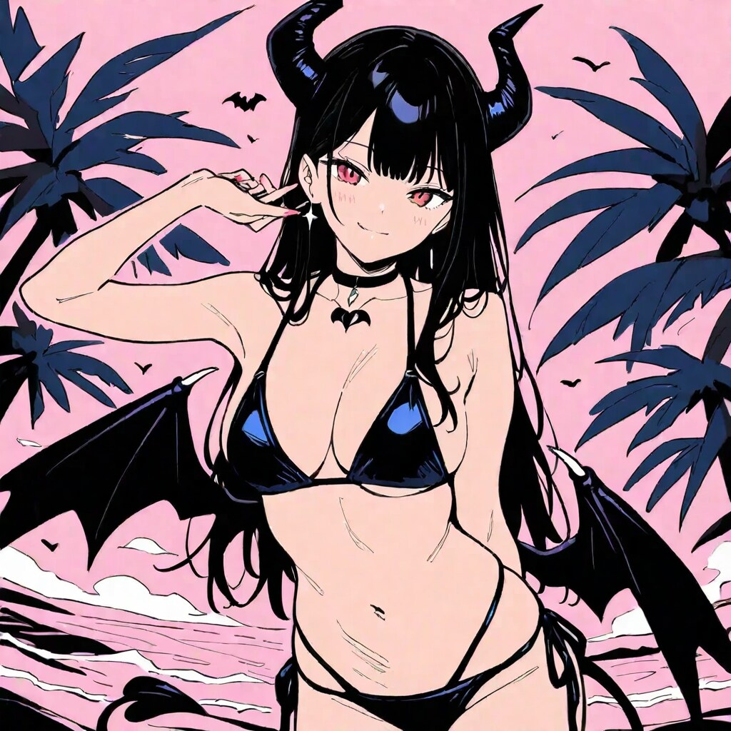 モノカラー悪魔っ子250920