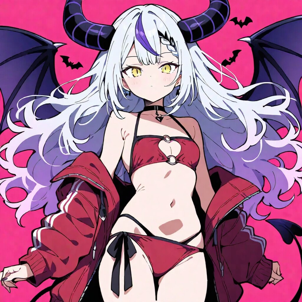 モノカラー悪魔っ子250920