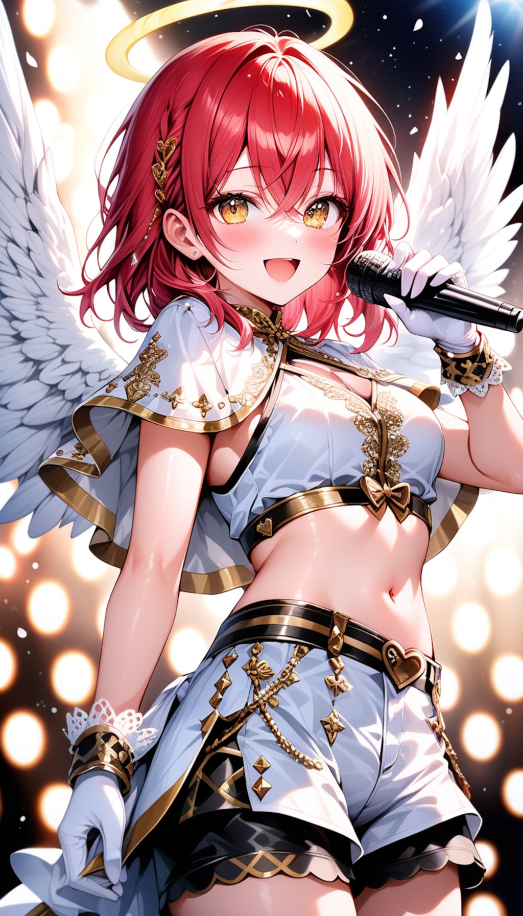 天使アイドル、歌声を届けます