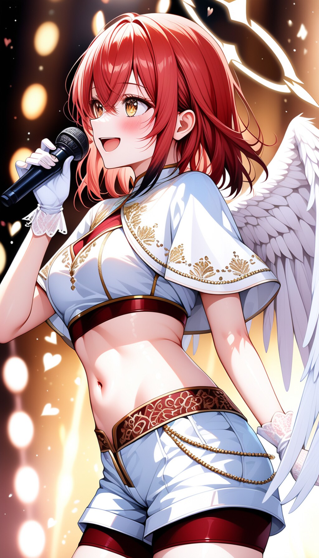 天使アイドル、歌声を届けます