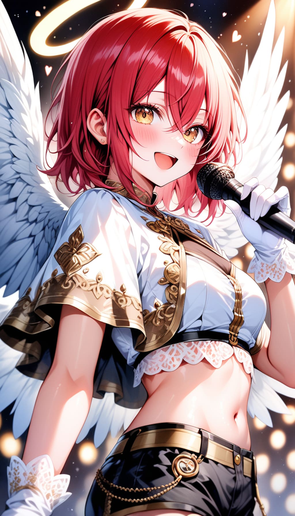 天使アイドル、歌声を届けます