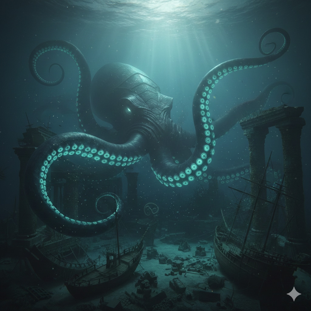 クラーケンその2 | の人気AIイラスト・グラビア
