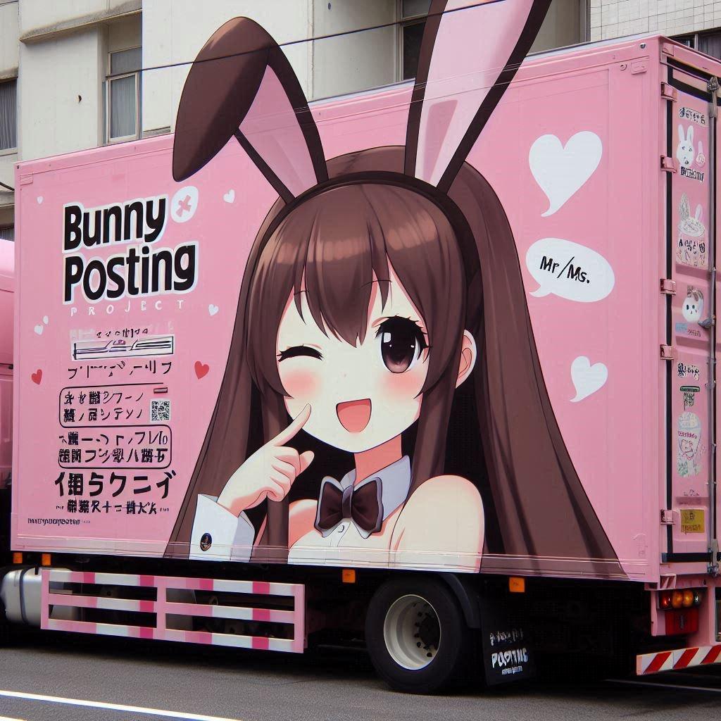 バニー宣伝カー | の人気AIイラスト・グラビア