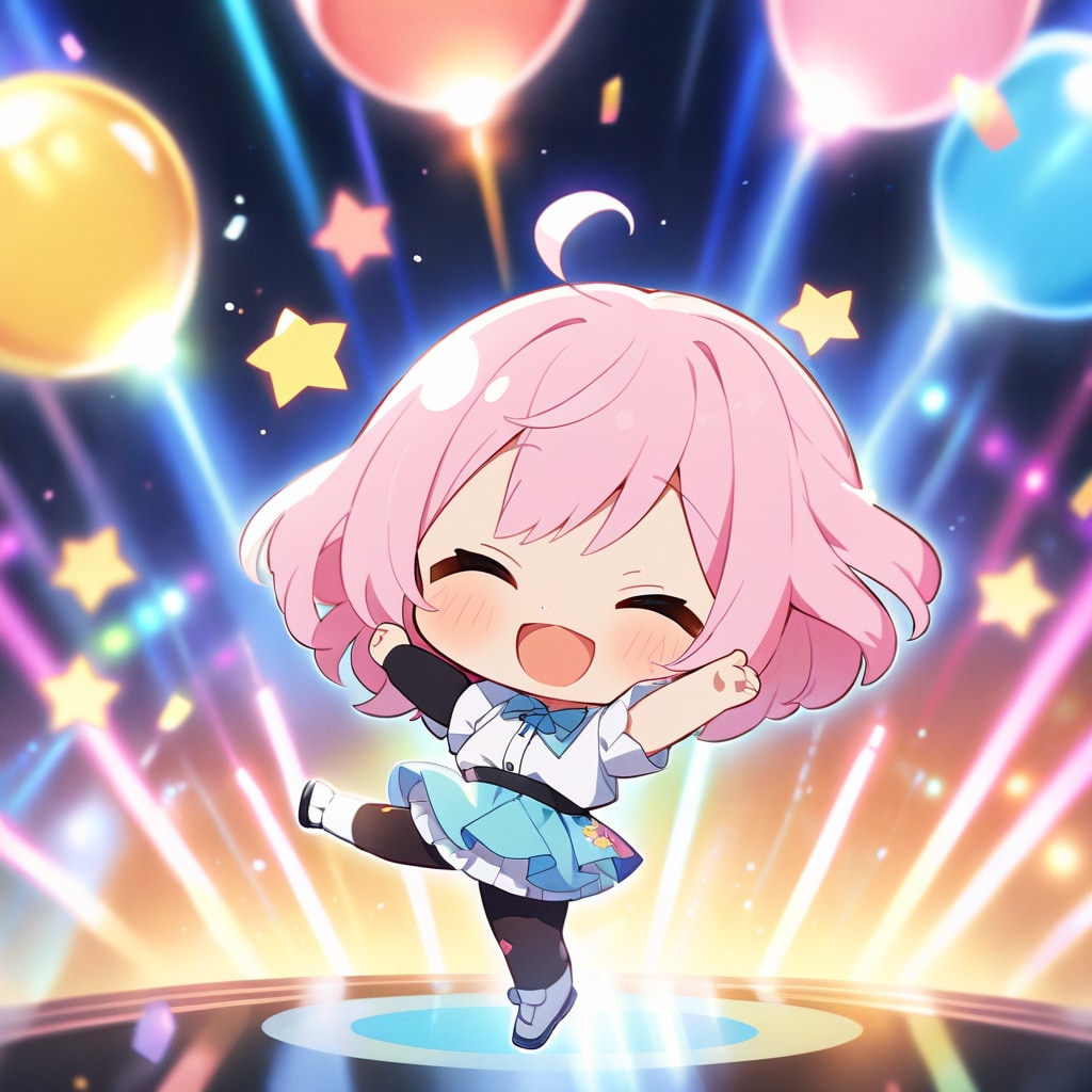 VEGAで、楽しそうに踊るちびちゃん