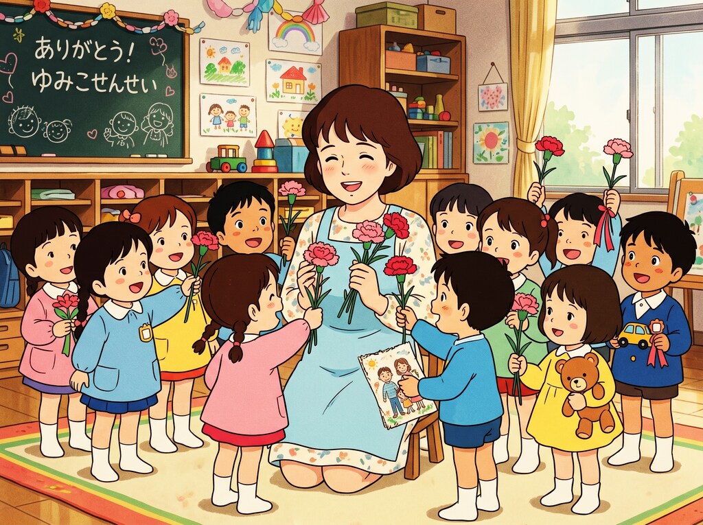 せんせいえ（＾ν＾）