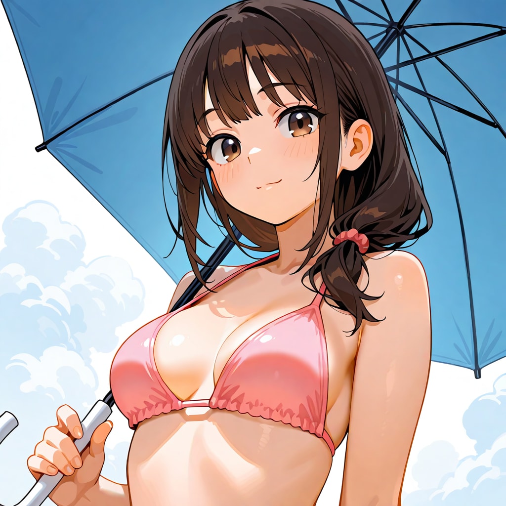 傘とビキニ