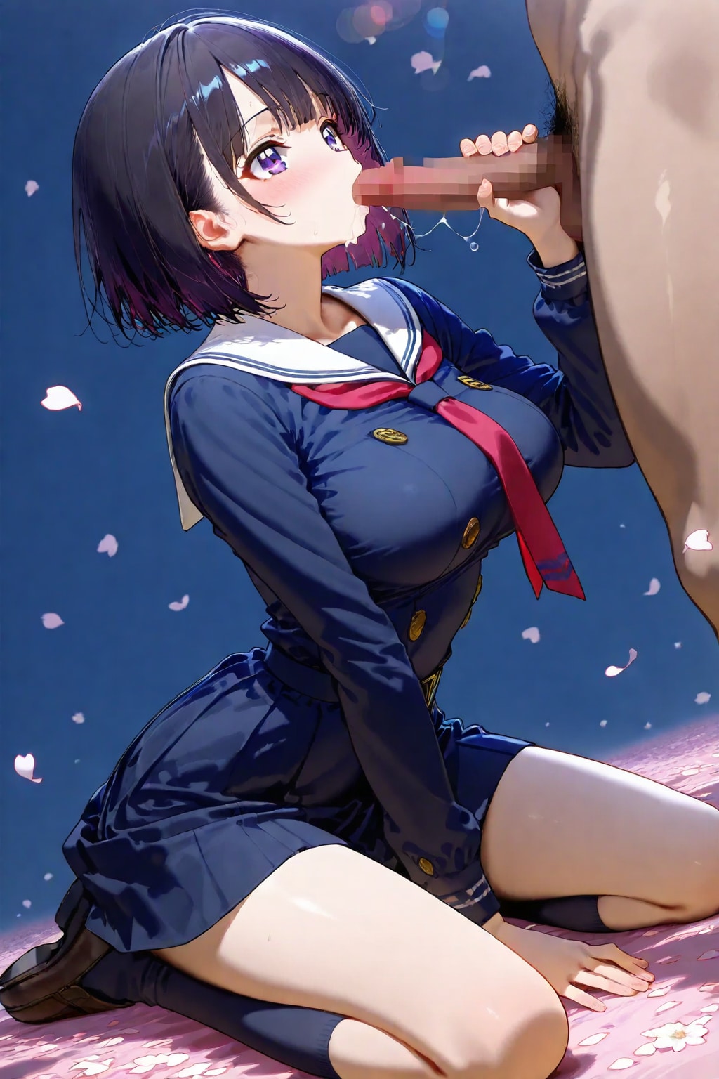 春、セーラー服少女と・・・