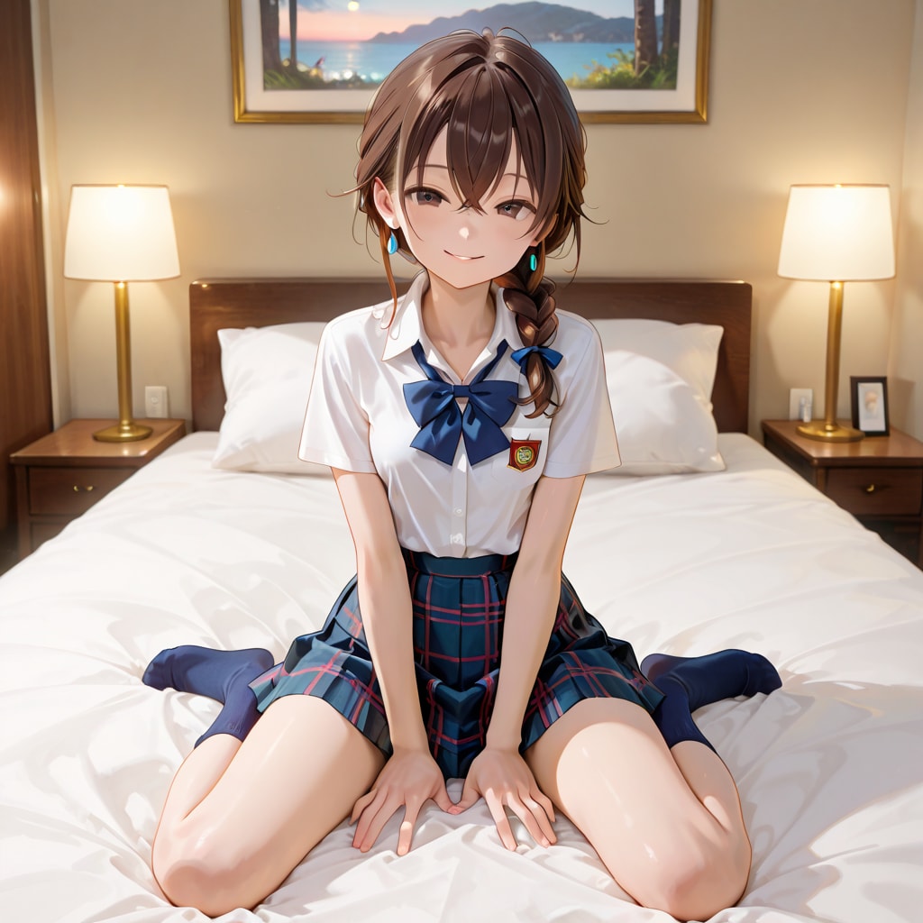 歩美 Summer School Uniform (16)