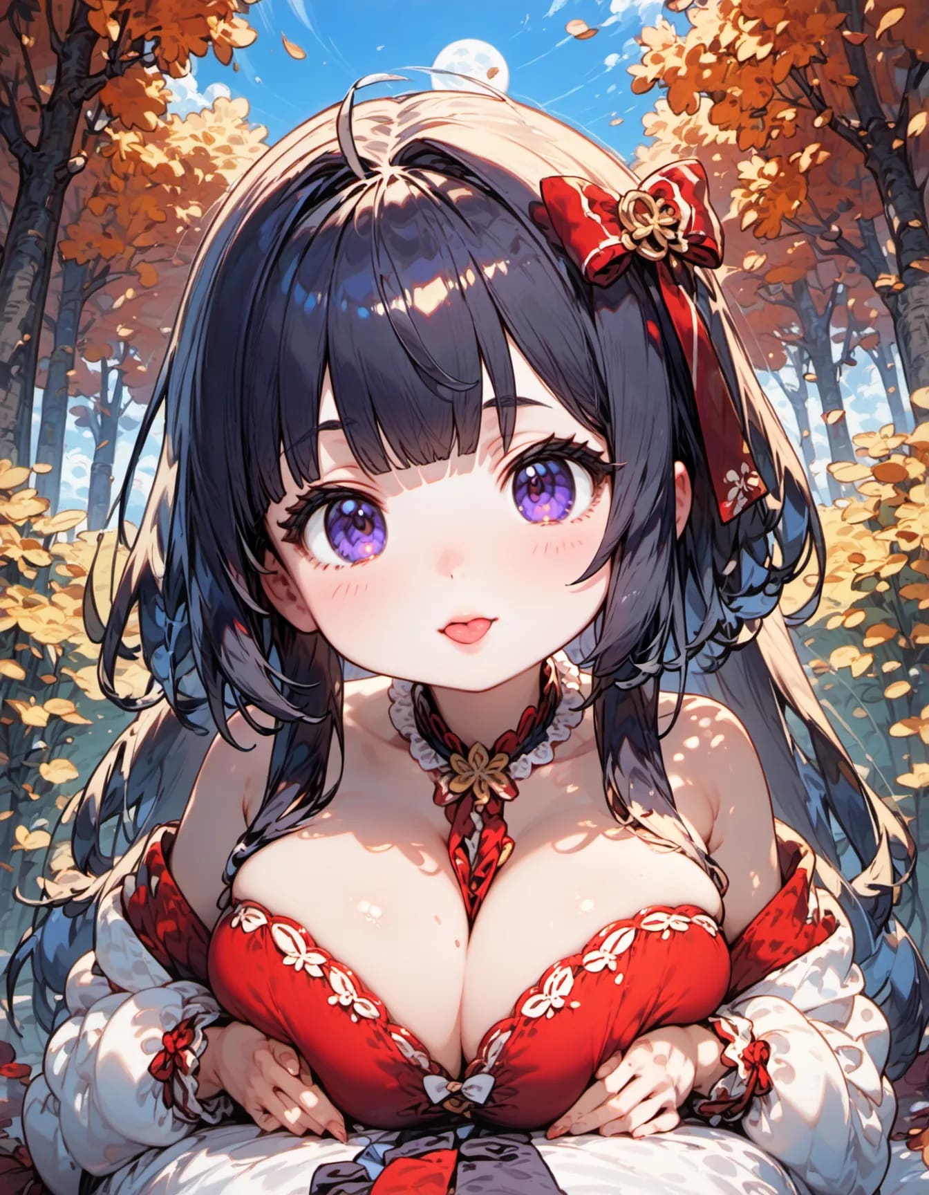 Under the Harvest Moon | の人気AIイラスト・グラビア