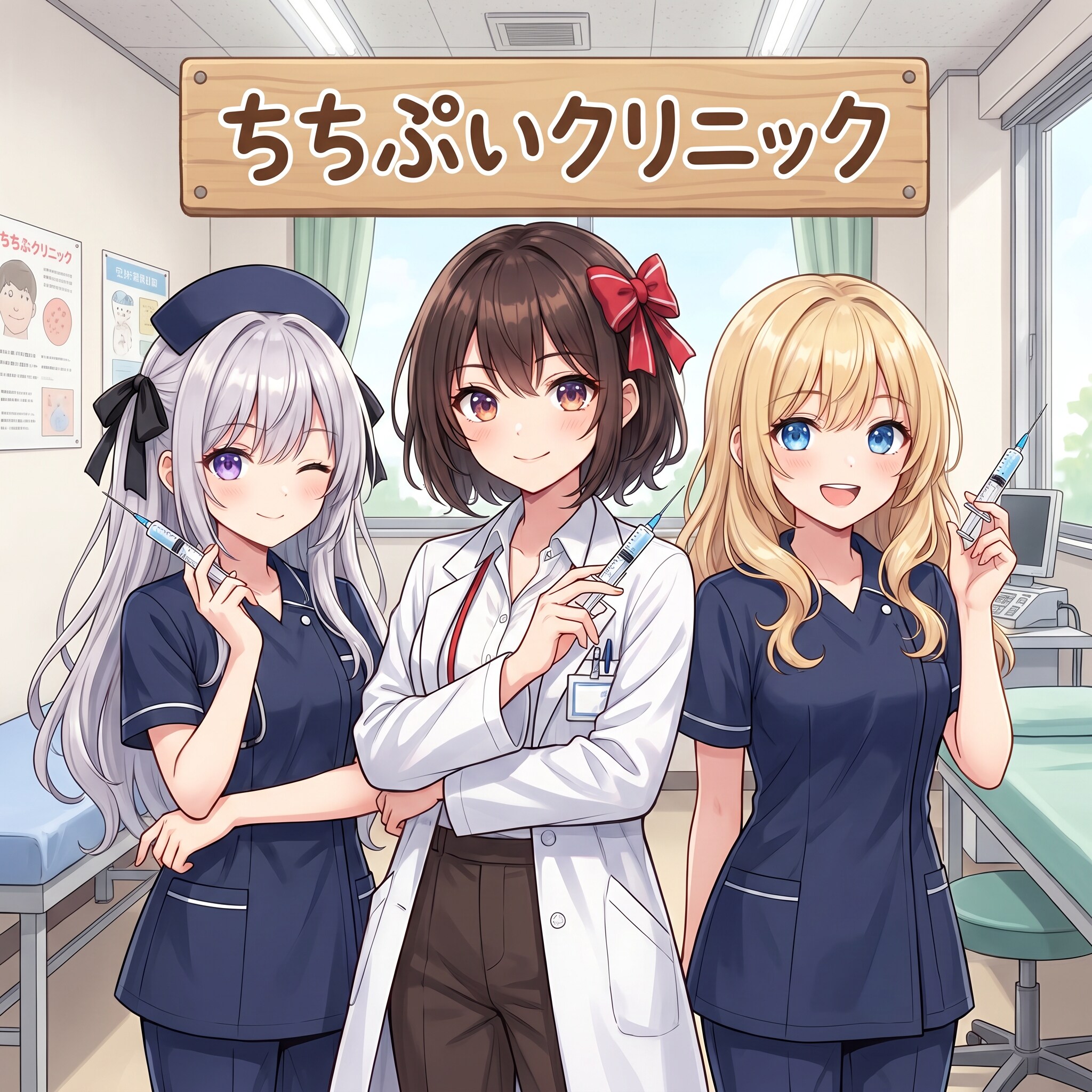 VEGAちゃん、TOPAZちゃん、ちちぷいちゃんのクリニック！！